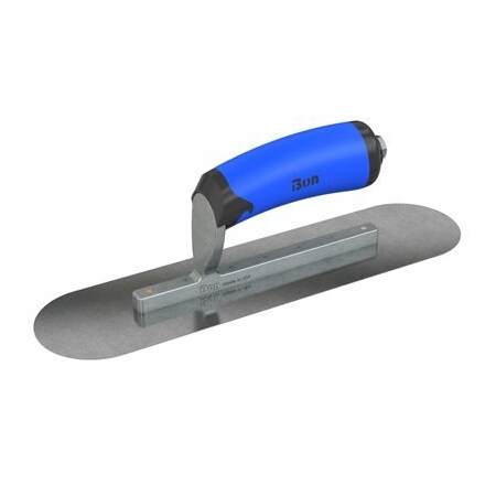 Bon Tool Carbon Steel Pool Trowel - 12" x 3-1/2" with Comfort Wave Handle 67-205